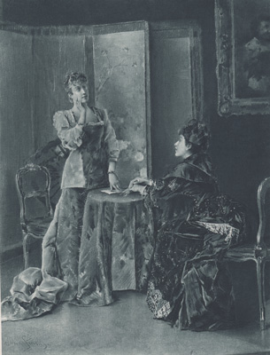 The Visit
from the painting by A. Stevens